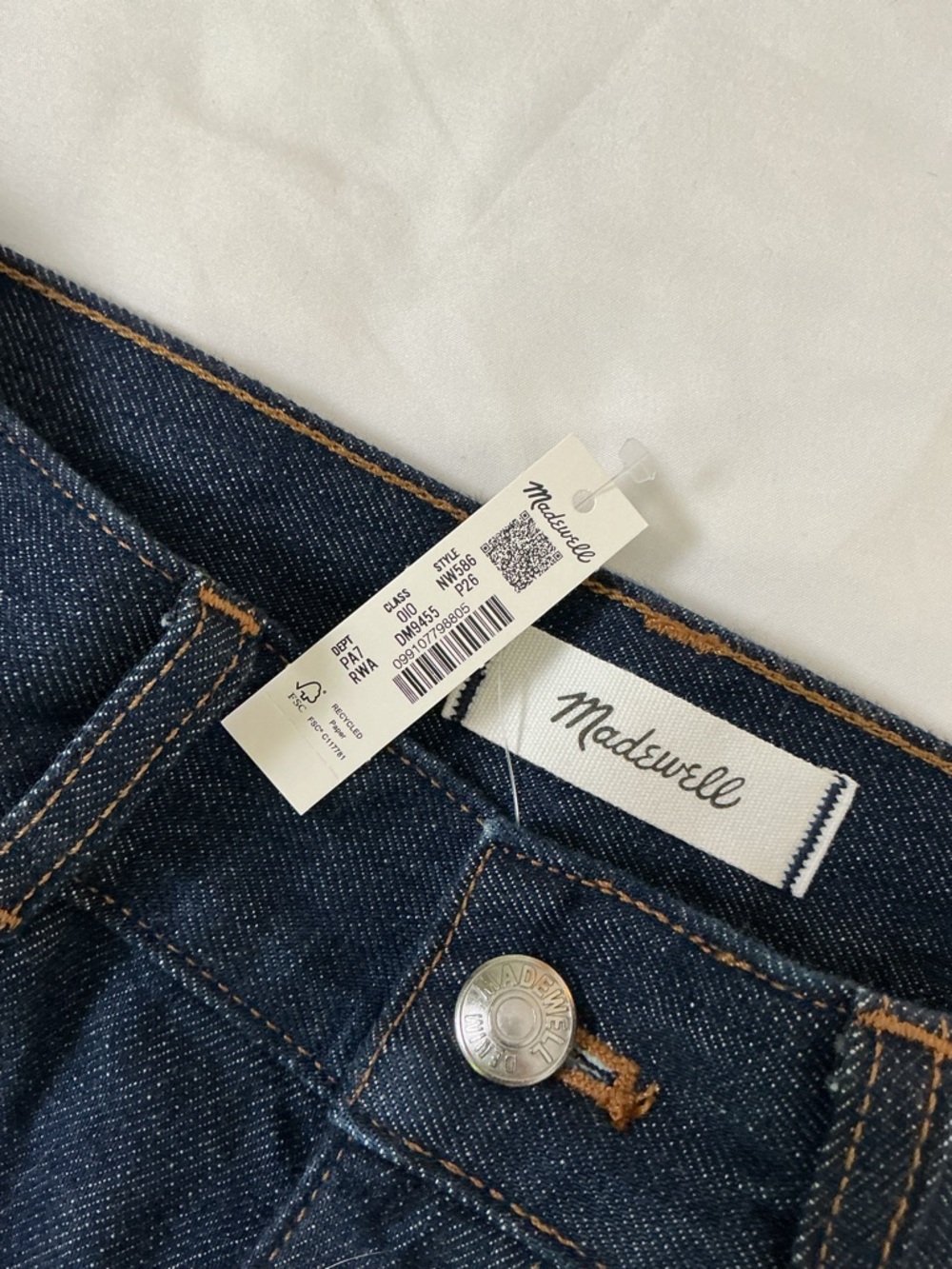 Madewell The Vintage Flare Jean – 26P Petite Dark Wash High Rise Flare NWT - Picture 3 of 9